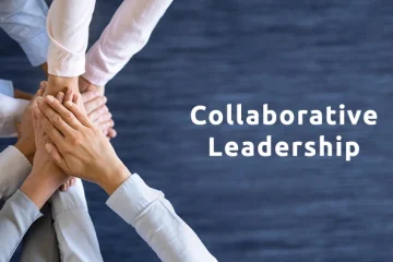 Collaborative Leadership course visual promoting teamwork